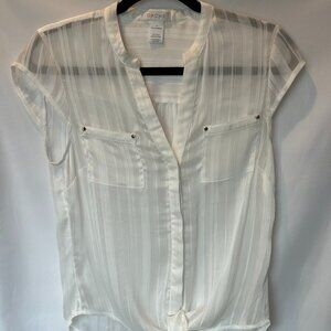 Cache sheer blouse